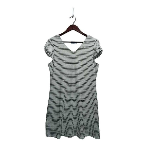 Short sleeve white and black dress by CeCe Size Medium - Picture 1 of 5